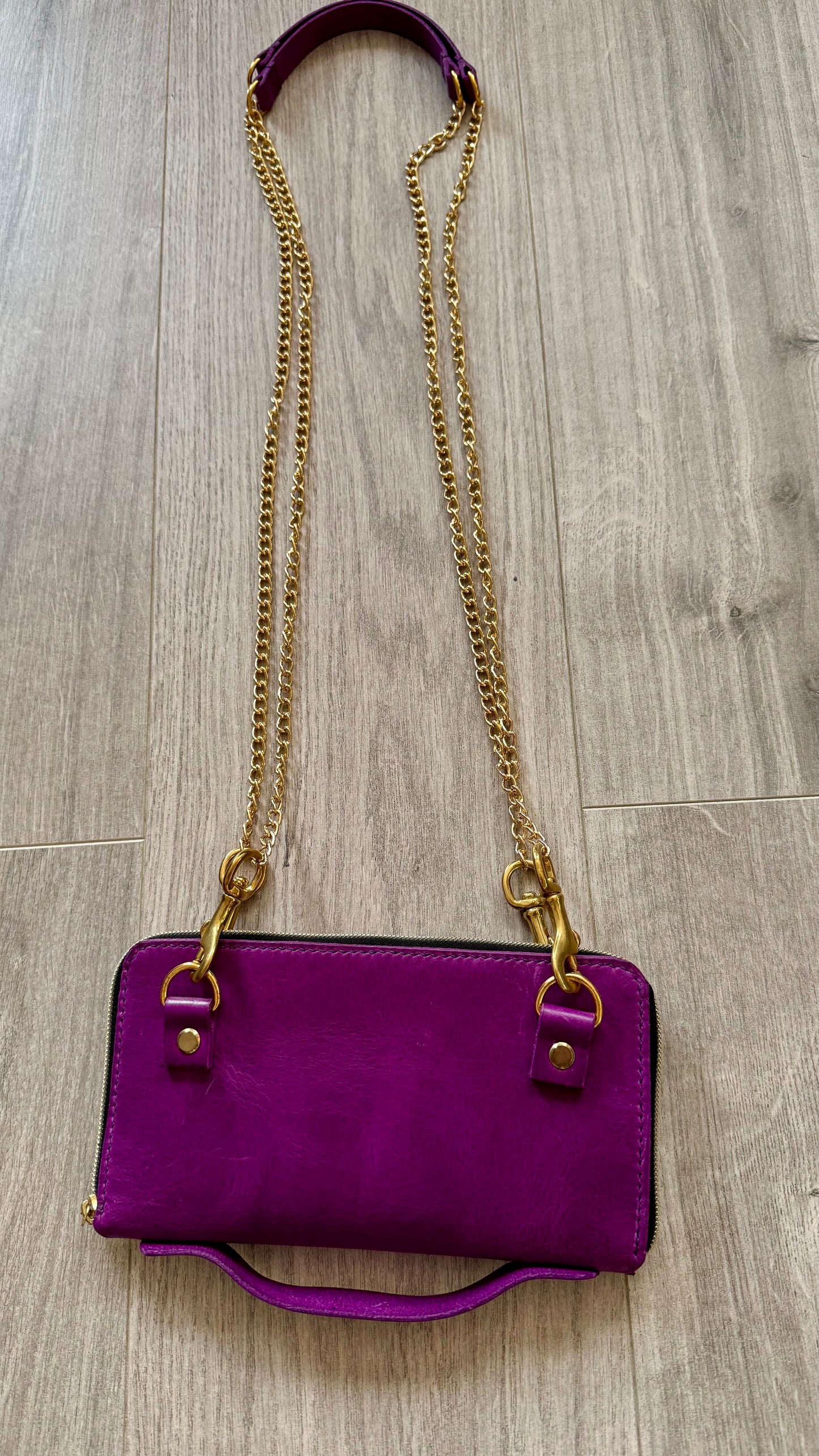 The Violet Strand|crossbody clutch