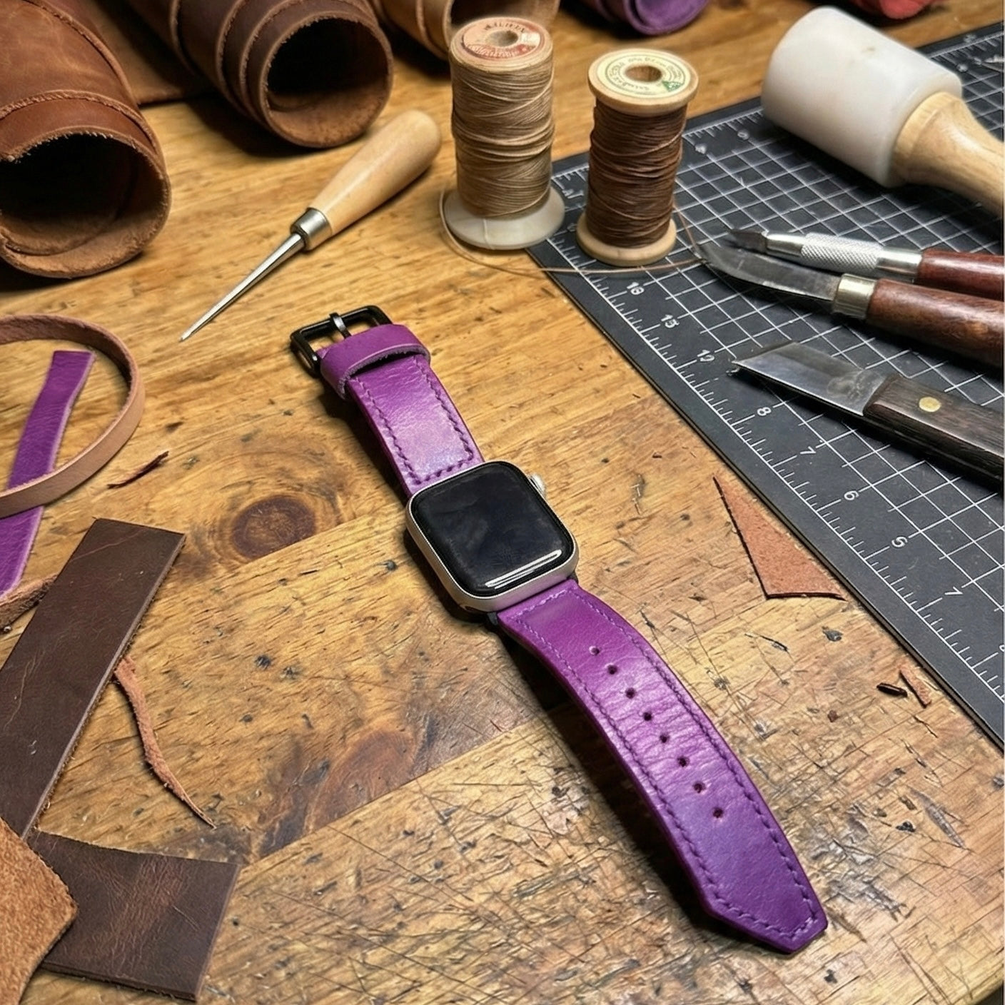 The Amethyst Arc - Apple Watch Strap