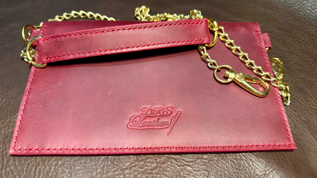 The Crimson Ember - Envelope crossbody Clutch