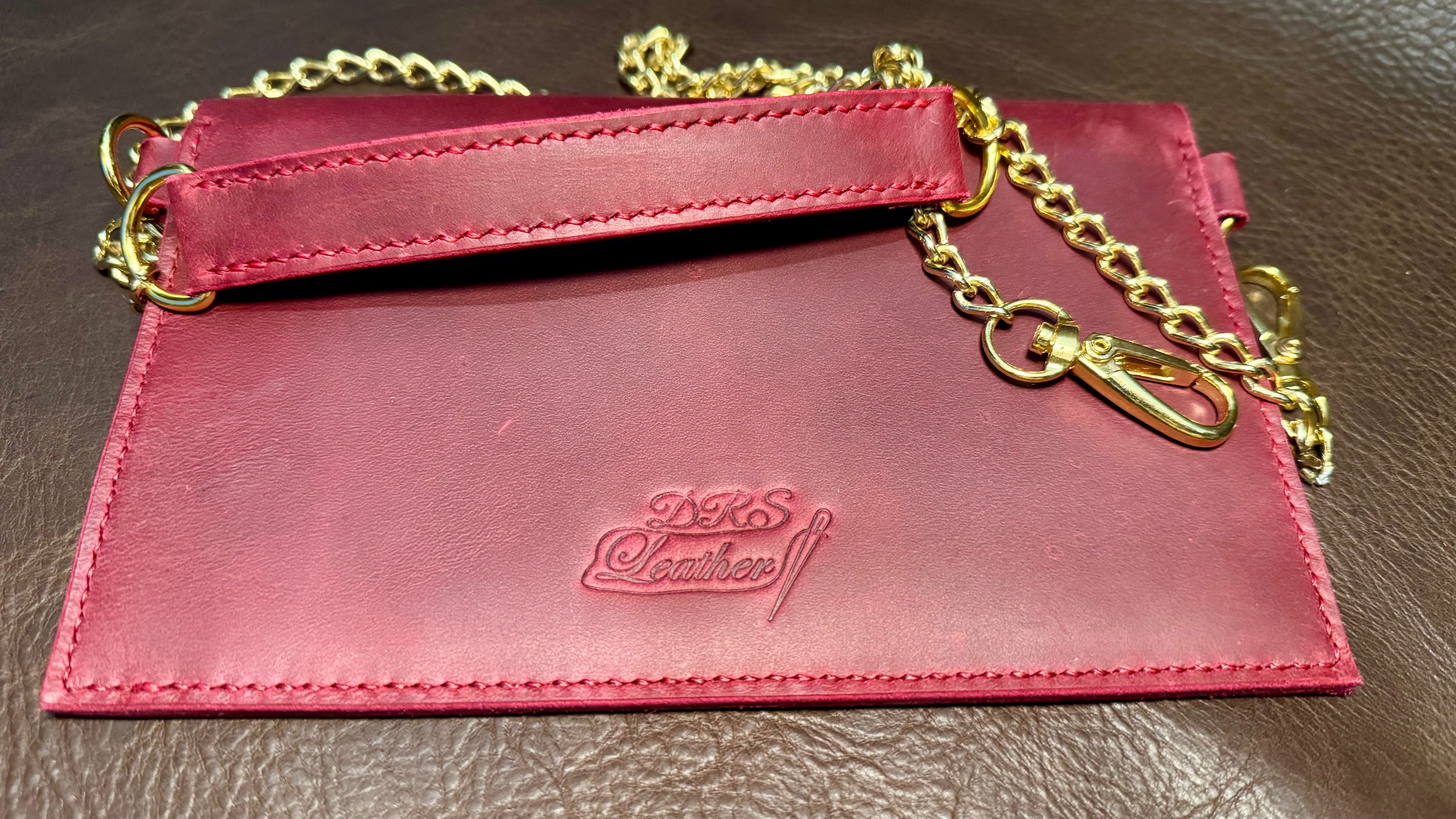 The Crimson Ember - Envelope crossbody Clutch