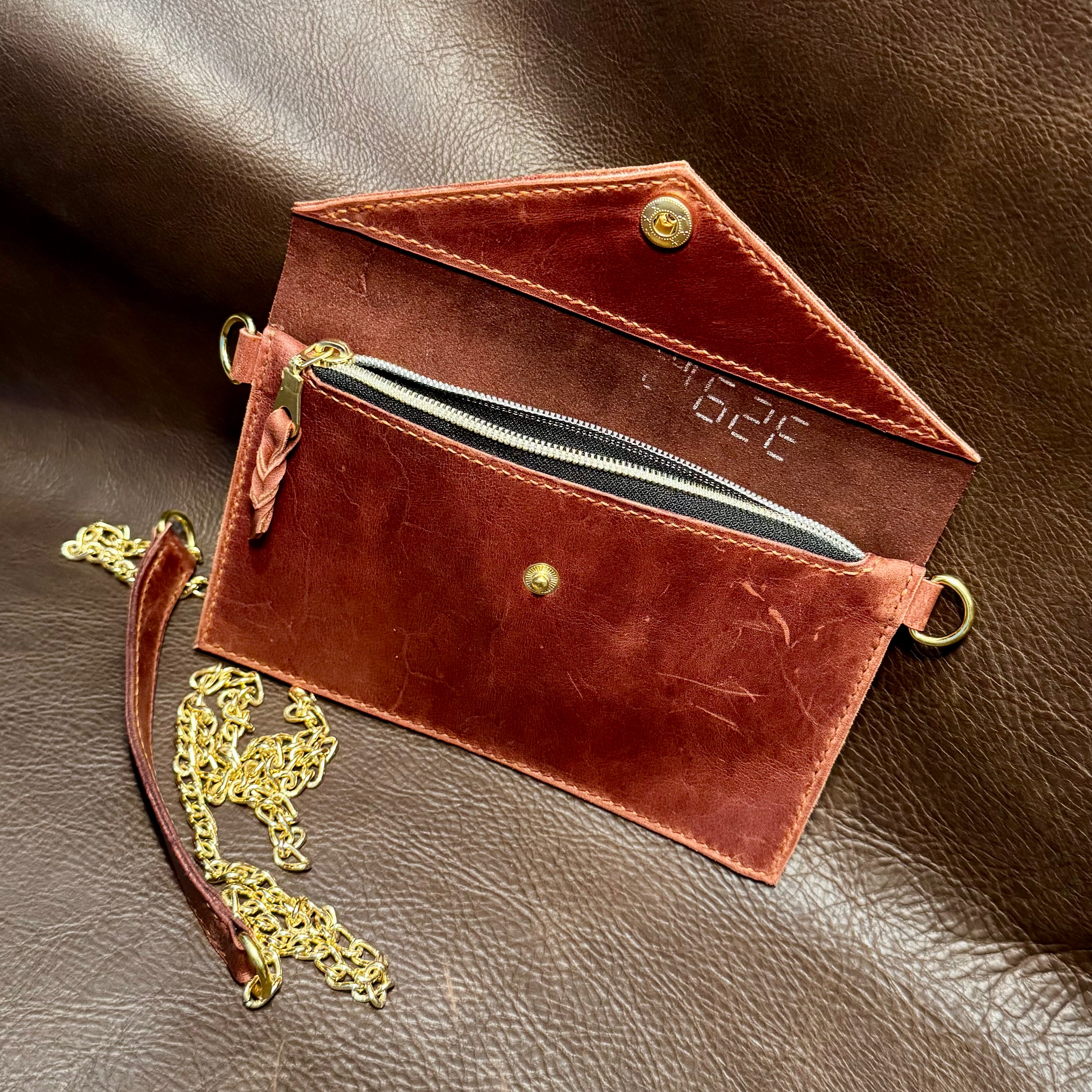 The rosewood - crossbody envelope clutch